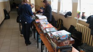 Pokaźny wybór planszówek jak na tak małe wydarzenie